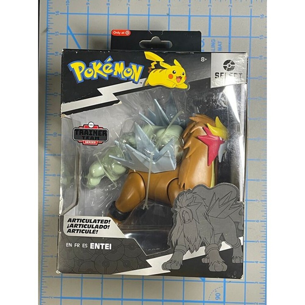 Pokemon Select Trainer Team Series Entei Action Figure Rare